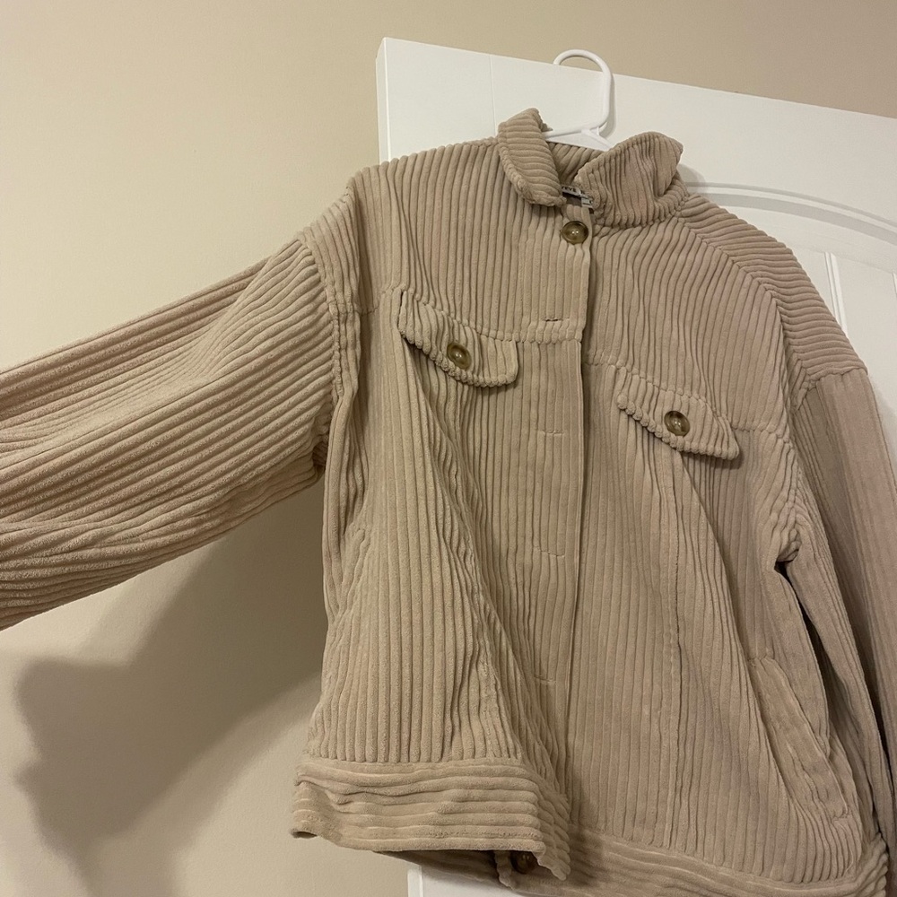 HYFVE Beige Corduroy Jacket